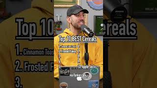 GUESSING the TOP 10 best CEREALS! #shorts #top10 #top5 #cereal #food