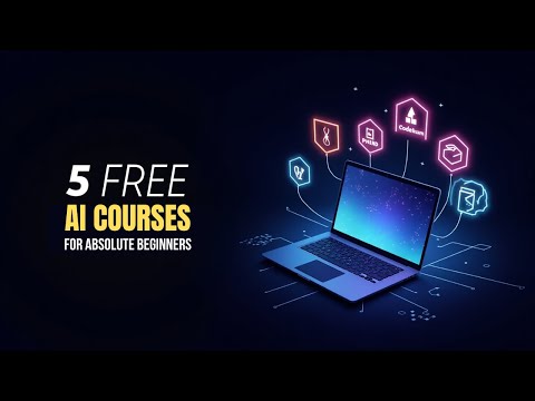 10 FREE AI Courses for Absolute Beginners in 2025 No Coding Needed!