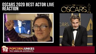 OSCARS 2020 BEST ACTOR LIVE REACTION