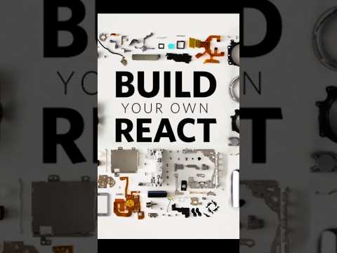 How to Build your own reactjs #coding #softwaredeveloper #github #reactjs