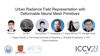[ICCV 2023] Urban Radiance Field Representation with Deformable Neural Mesh Primitives
