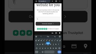 This AI Builds a Web in Seconds! 🧠💻#Durable #BuildWebsite   #AITools  #TechWiz  #UrduTech  #Shorts