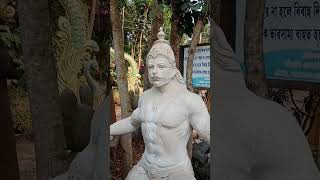Hanuman idol made for Ramlala temple in Ayodhya, Taherpur, West Bengal, Nadia #ramlala #shorts