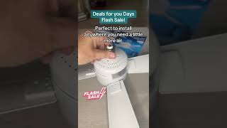 FLASH SALE! Stay cool with this socket ceiling fan! #dealsforyoudays #flashsale