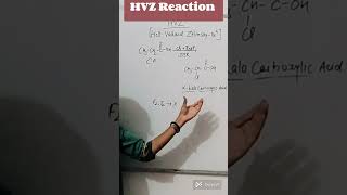 HVZ REACTION #chemistryhtet #chemistry #csirnetchemistry #csirnetpreparation #dsssb