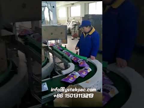 Bagged Food Packaging Automation | Robot Case Packing & Palletizing Machine Demo