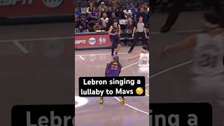 Lebron passed until the Mavs fell asleep!