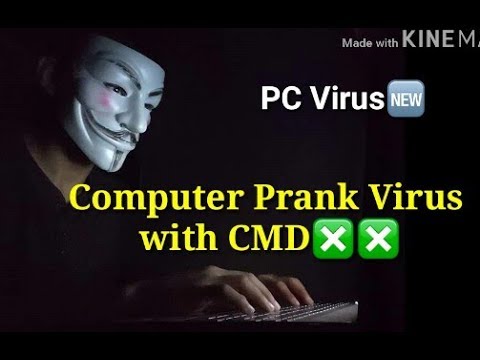 Computer Notepad Prank Virus with Command Prompt or CMD