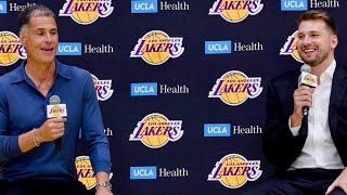 Luka Doncic And Rob Pelinka FULL Press Conference And Reaction