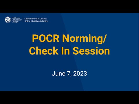 @ONE Norming Session June 7, 2023