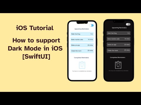 How to support Dark Mode in iOS: SwiftUI Tutorial