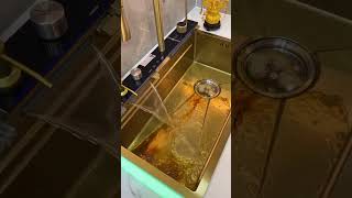 Sink Cleaning Is So Easy?🤖#kitchensink#stainlesssteelsink#smartsink #kitchen#kitchendiy#kitchensink