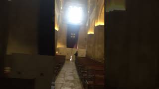 Se Velha- Old Cathedral of Caimbra with tomb of 1st king of Portugal Alfonso 1 and his son Sancho.