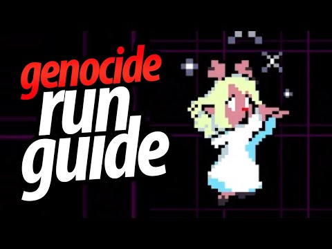 How To Do DELTARUNE Chapter 2 SECRET Genocide / Snowgrave / Weird Route