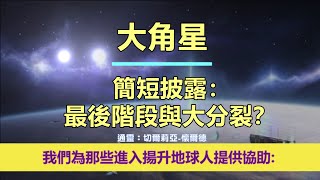 通靈信息【大角星】簡短披露：最後階段與大分裂？「大角星人說：我們的訊息，旨在在地球能量不斷演變的時期為您帶來希望、鼓勵和訊息。」