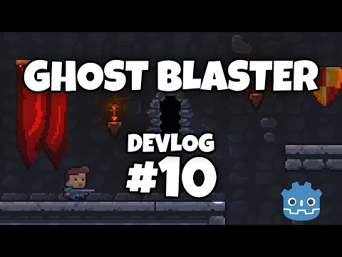 Ghost Blaster Devlog 10 - Dripping slime, enemies and spooky paintings