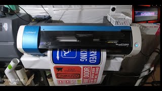 Roland BN-20 Print Cut vinyl Warning decals start to finish