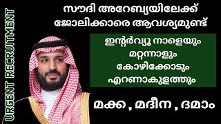 job vacancy in Saudi Arabia|gulf jobs malayalam march|makkah jobs|madeena jobs|driver jobs Saudi