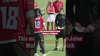 Jeff Ulbrich discusses with Jalon Walker how his play style resembles Von Miller  #nfl #falcons