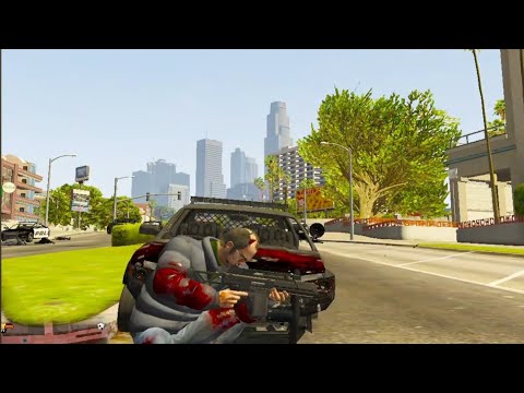 GTA 5: LSPD Vs. Trevor (720p) Vespucci Canals (Vespucci, Los Santos)