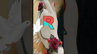 #R letter Name status name♥️||Name art video 😍 ||WhatsApp status #reels #shortvideo #couplestatus