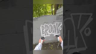 How to do real #graffiti with a #VR headset. Use the #Sketchar app on #metaquest 3 to #draw on walls