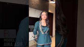 🔥 Aina Asif's Stunning Eid Look | Posh By Noreen Festive Collection 2025 ✨💖 #EidFashion