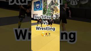 Jiu-Jitsu vs wrestling? 😮‍💨#bjj #wrestling #jiujitsu #nogi