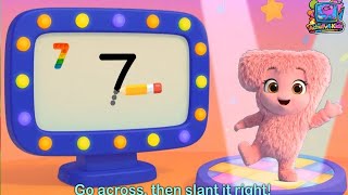 Numbers Writing Song 6 to 10 | Learn to Count and Write with Dancing Numbers | AchuTV4Kids
