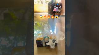 Plastic bottle with Bidi BOM Fire experiment || science experiments