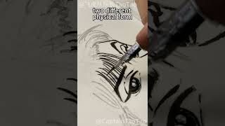 Drawing “Gorgeous Irene” –From Araki’s Early One-Shot Collection.  #drawing #arakistyle #art #asmr
