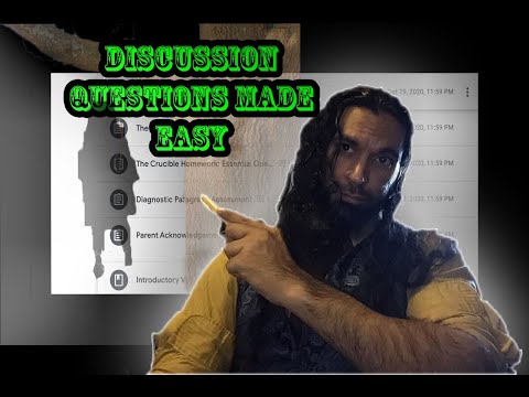 The Crucible Homework: Essential Questions