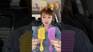 funny comb eating ASMR #shorts