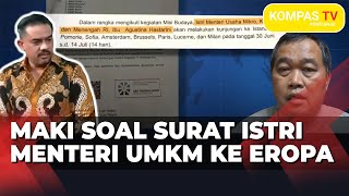Dugaan Surat Berkop Minta Pendampingan Istri Menteri UMKM, MAKI,Jika Terbukti Bisa Disebut...