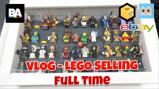 VLOG38 - Lego Selling Full Time, Packing Supplies, Listing Tons of Collectible Minifigures