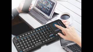 2.4G RF Wireless Handheld Keyboard Mouse Touchpad LED Pointer Backlight