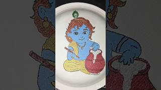 Paper plate painting ✨#simpleart #artscraft #artfromwaste #customized #plateart #paperplate #art
