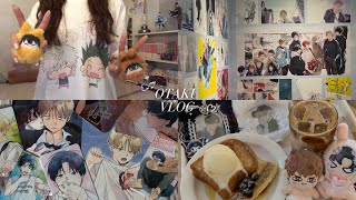 [오타쿠 브이로그] 그러니까 오타쿠 일상을 계속 만들자 .o♡₊˚ ପ⸝⸝・o・⸝⸝ଓ ˚｡ | 기븐 전시회 • 원룸 조교님 • 굿즈샵 • 오타쿠 티셔츠 • 일상 • 굿즈깡 • 랜덤깡