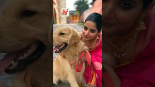 Paw-fect Pujo celebration ❤️ #ChaarpasheAaloHok @DebchandrimaSinghaRoy #PujoWithSVF #SVFMusic