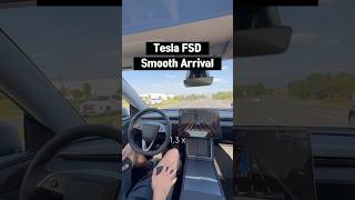 Tesla FSD Nailed the Arrival #tesla #teslafsd #fsd