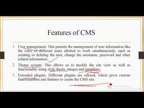 CSE/IT 5 Web Development using PHP PHP 2 Part 15 CMS