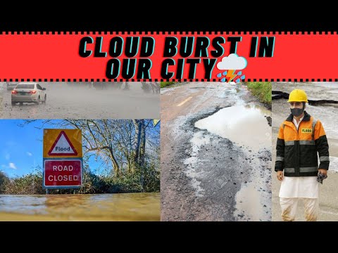 Cloud Burst ke Baad Tabahi⛈️ 😭– Har Taraf Paani hi Paani | City Duba Hua Hai!