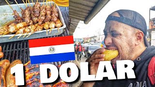 EATING for $1 in PARAGUAY 🇵🇾 | Asuncion.