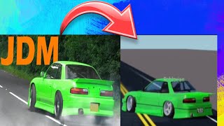 Roblox JDM cars leaving car show!