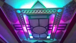 Code DNA ceiling panel and Colorful x1 music control (work in progress)5050 rgb rgbw