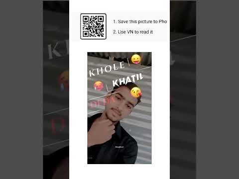 vN editing video QR code VN code #vn #vnvideoeditor #vneditor #vncode #qrcode@SagarKumarBishwas