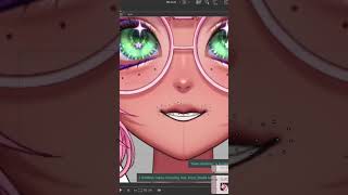 semi realistic mouth rig timelapse ♡ #vtuber #live2d #vtubermodel #live2drig #vtuberartist