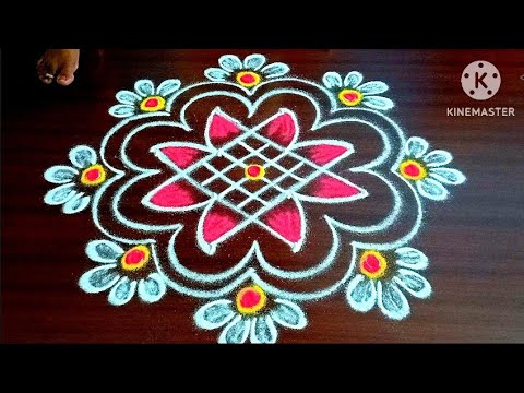 Thai poosam special traditional rangoli #latestdesign #pullikolamdesign #easyfridaymuggulu #kolam