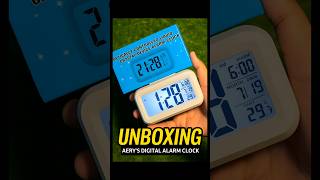 Unboxing AERYS Digital Alarm Clock with Temperature & Date Display #shorts #fyp #techshorts #tech