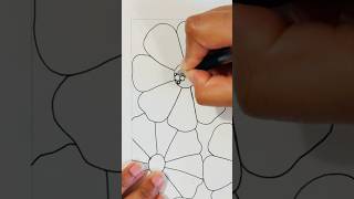 Easy Zendoodle design | How to draw easy Zentangle | Zen Patterns #zentangleart #zenpatterns